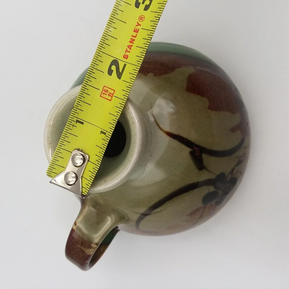 Mc‎ Laughlin Studio Art Pottery Vase Bud Floral Design Earth Tone Colors 5